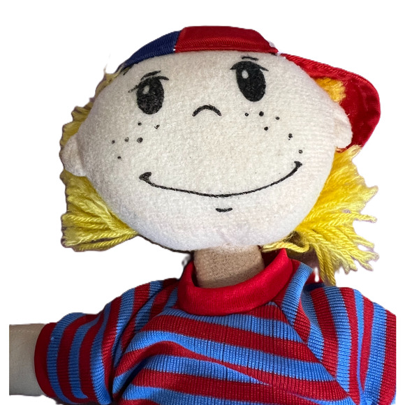 Vintage Joy Cone Cloth Dolls Boy Girl Set Promotional Village Toys Rare Collecti - Picture 3 of 8